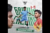 Sosok baru di timnas U-19 Muhammad Akrom akui sempat grogi