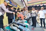 Polisi hancurkan ratusan knalpot brong di Kalimantan Selatan