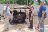 Satu unit mobil terbakar di SPBU Jambi diduga timbun BBM
