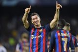 Lewandowski cetak trigol, Barca menang telak 5-1 atas tim gurem Viktoria Plzen