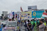 Seratusan ojol di Bandarlampung aksi damai tolak kenaikan harga BBM