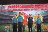 Polda Lampung gelar turnamen mini soccer sambut HUT TNI