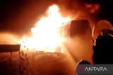 Polisi selidiki penyebab kebakaran mobil tangki BBM di galangan kapal Palembang