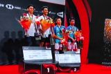 Tekuk Marcus/Kevin, Fajar/Rian juara BWF Super 750 pertama kali