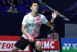 Hylo Open 2022 - Jonatan Christie lawan rekannya Chico di babak kedua