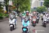 Pecahkan Rekor MURI, PLN gelar konvoi 1.300 kendaraan motor listrik peringati Hari Listrik Nasional ke-77