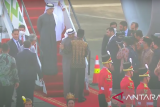 Jokowi menyambut Presiden UAE di Bandara Adi Soemarmo