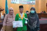 Fairuzy, santri SMP IT Darul Hikmah juara 1 lomba tahfizh Quran tingkat Pasbar