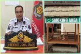 Satpol PP-PK Katingan dirikan gazebo khusus perokok