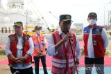 Menhub Budi Karya Sumadi tinjau progres pembangunan jalur ganda KA Solo Balapan-Kadipiro