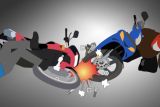 Seorang pengendara motor di lintas Wera-Ambalawi Bima tewas
