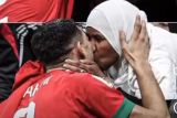 Selebrasi sujud syukur pemain Maroko punya makna penting