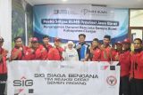Tiba di Cianjur, TRC Semen Padang berkoordinasi dengan BUMN Peduli