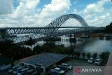 Jembatan Mahakam Samarinda tetap aman pascaditabrak tongkang