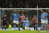 Riyad Mahrez jadi pahlawan saat Manchester City menang 1-0 di kandang Chelsea