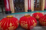 Persiapan Vihara Sambut Tahun Baru Imlek