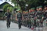 Kasdam XIV/Hasanuddin sambut anggota Satgas Penebalan BKO Teritorial Wilayah