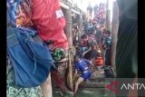 Jembatan dermaga Tidung di Pulau Bunyu Kalimantan Utara runtuh