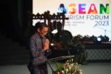 Menparekraf dan delegasi ATF mengunjungi Travel Expo 2023 di Yogyakarta