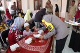 Polres Kulon Progo menggelar pemberian makanan tambahan di 12 kecamatan