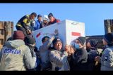 Tim Medis Unhas bangun tenda darurat untuk pelayanan kesehatan di Turki