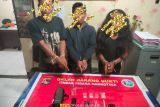 Lagi asyik pesta narkoba, tiga warga Kelayu Lombok Timur digiring ke sel