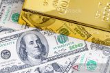 Harga emas Sabtu pagi melonjak 14,10 dolar AS dipicu oleh pelemahan 