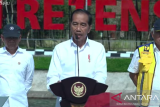 Jokowi meresmikan empat infrastruktur cegah banjir dan macet di Bandung