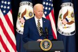 Presiden AS Biden umumkan ikut pilpres 2024, berjanji pertahankan demokrasi