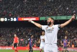 Benzema absen bela Real Madrid lawan Girona karena alami cedera