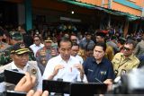 Saya mutar ke banyak provinsi lihat harga pangan stabil, kata Jokowi