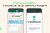 Manjakan pengguna, WhatsApp kenalkan fitur 