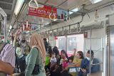 Stasiun Manggarai makin padat setelah libur Lebaran 2023