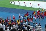 Bendera Indonesia terbalik dalam upacara pembukaan SEA Games