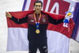Perenang Indonesia Felix Viktor Iberle raih emas di Kejuaraan Dunia Junior 2023