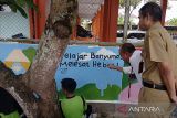 Siswa di Banyumas curahkan impian melalui lomba mural