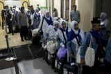 Keberangkatan jamaah calon haji kloter pertama Makassar