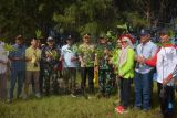 Peserta Latsitardanus tanam mangrove dan lepas tukik