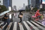 Sore hari, hujan angin dera DKI Jakarta