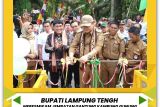 Bupati Lampung Tengah resmikan jembatan gantung di Kecamatan Pubian