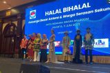 Didukung PTBA, songket dan batik khas Tanjung Enim meriahkan halal bihalal 