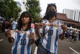 Penonton puas dengan manajemen kerumunan laga Indonesia lawan Argentina