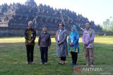 Japanese Emperor Naruhito visits Borobudur  Temple