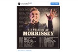 Morrissey akan tur ulang tahun '40 Years Of Morrissey'