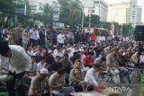 Menko PMK shalat Idul Adha di Jakarta Pusat