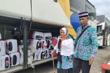 Kepulangan jamaah haji kloter pertama asal Lampung Utara