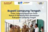 Bupati Lampung Tengah cek kondisi bangunan pasar rakyat