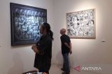 Tujuh seniman Yogyakarta pameran seni rupa di  Borobudur
