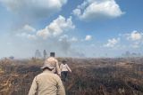 Petugas gabungan Riau padamkan kebakaran lahan di Desa Teluk Bano Rokan Hilir
