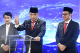 Konferensi pers Menkominfo baru